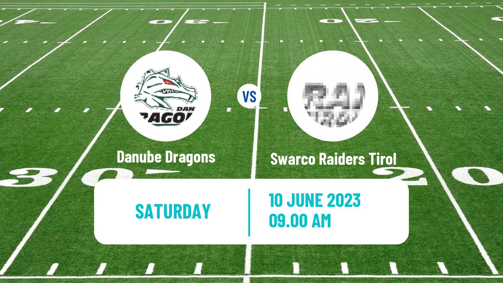 American football Austrian Football League Danube Dragons - Swarco Raiders Tirol