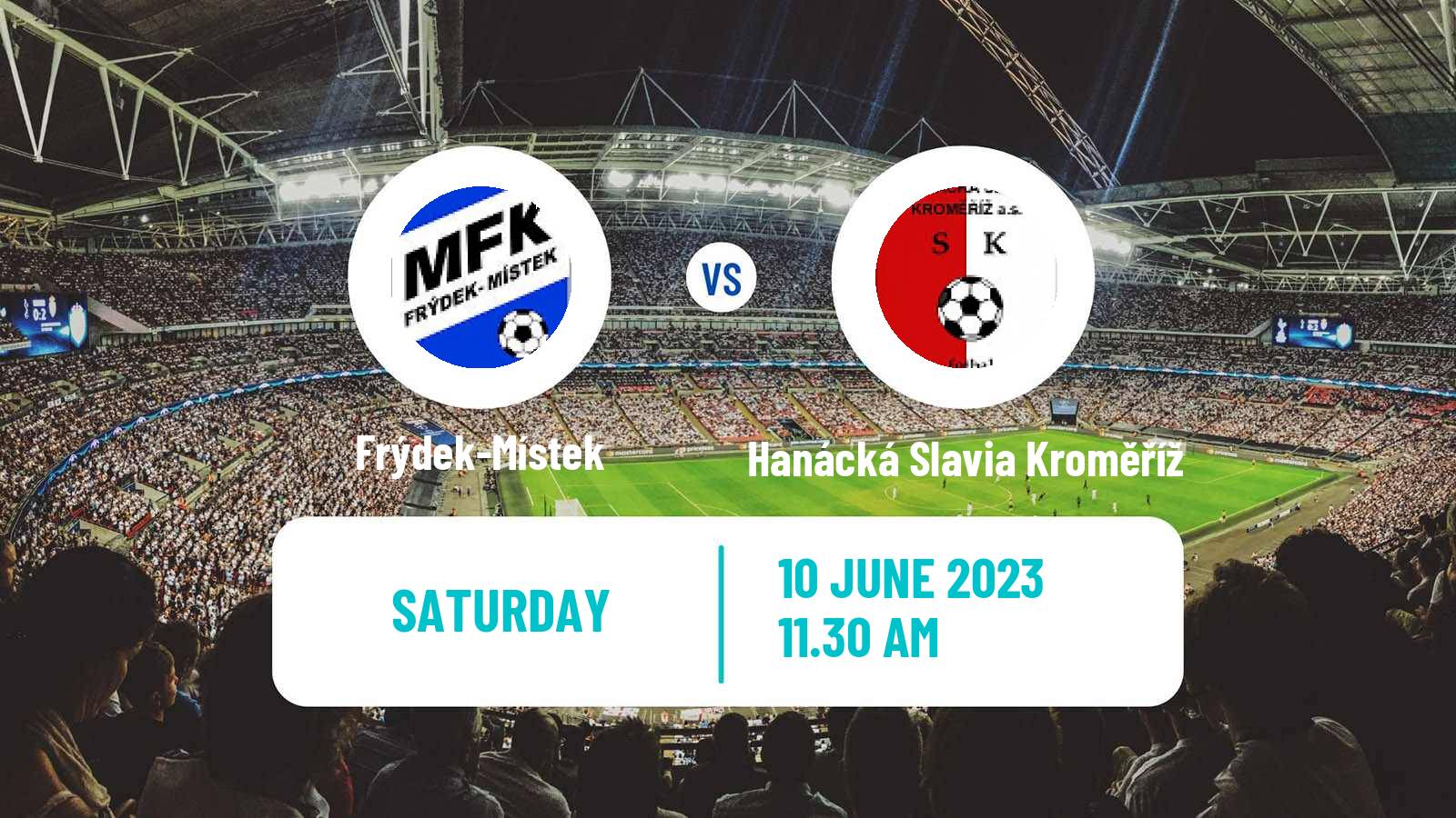 Soccer Czech MSFL Frýdek-Místek - Hanácká Slavia Kroměříž