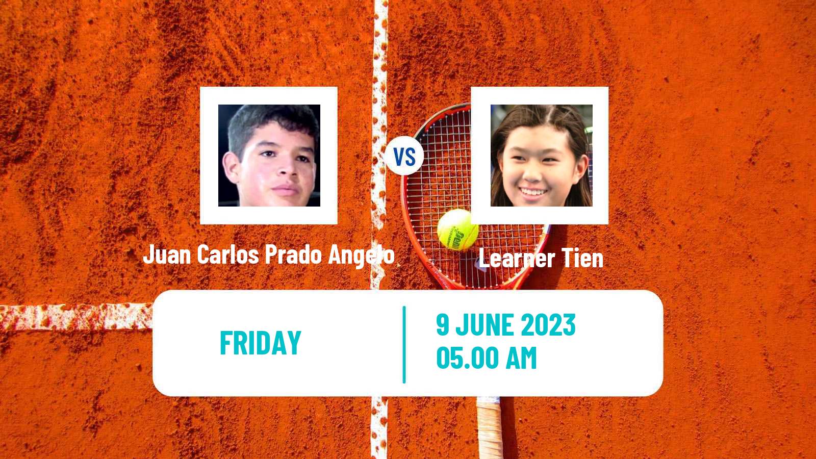 Tennis Boys Singles French Open Juan Carlos Prado Angelo - Learner Tien