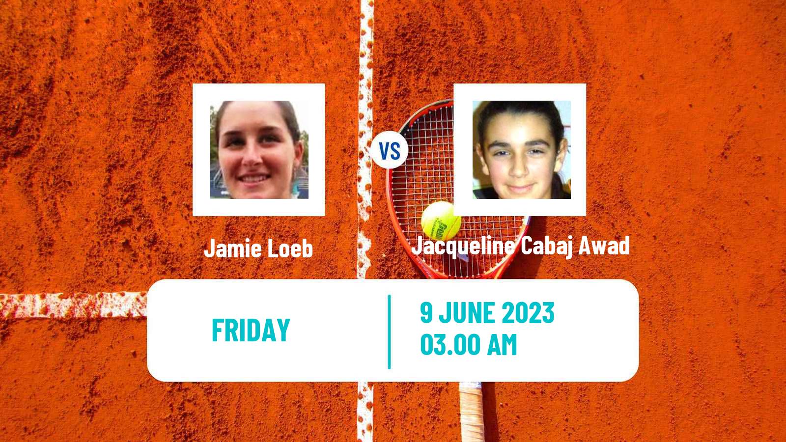 Tennis ITF W25 Madrid Women Jamie Loeb - Jacqueline Cabaj Awad