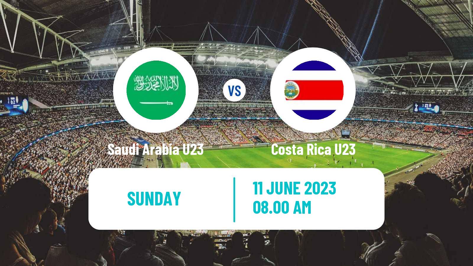 Soccer Maurice Revello Tournament Saudi Arabia U23 - Costa Rica U23
