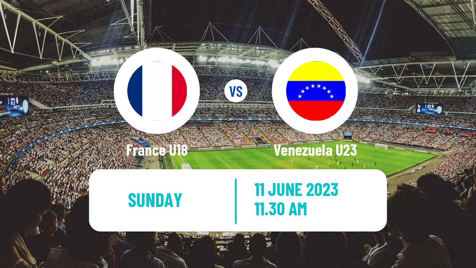 Soccer Maurice Revello Tournament France U18 - Venezuela U23