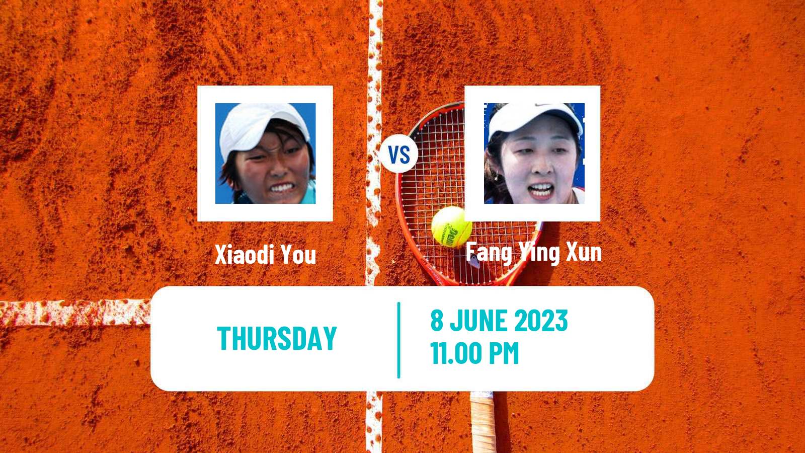 Tennis ITF W25 Luzhou Women Xiaodi You - Fang Ying Xun