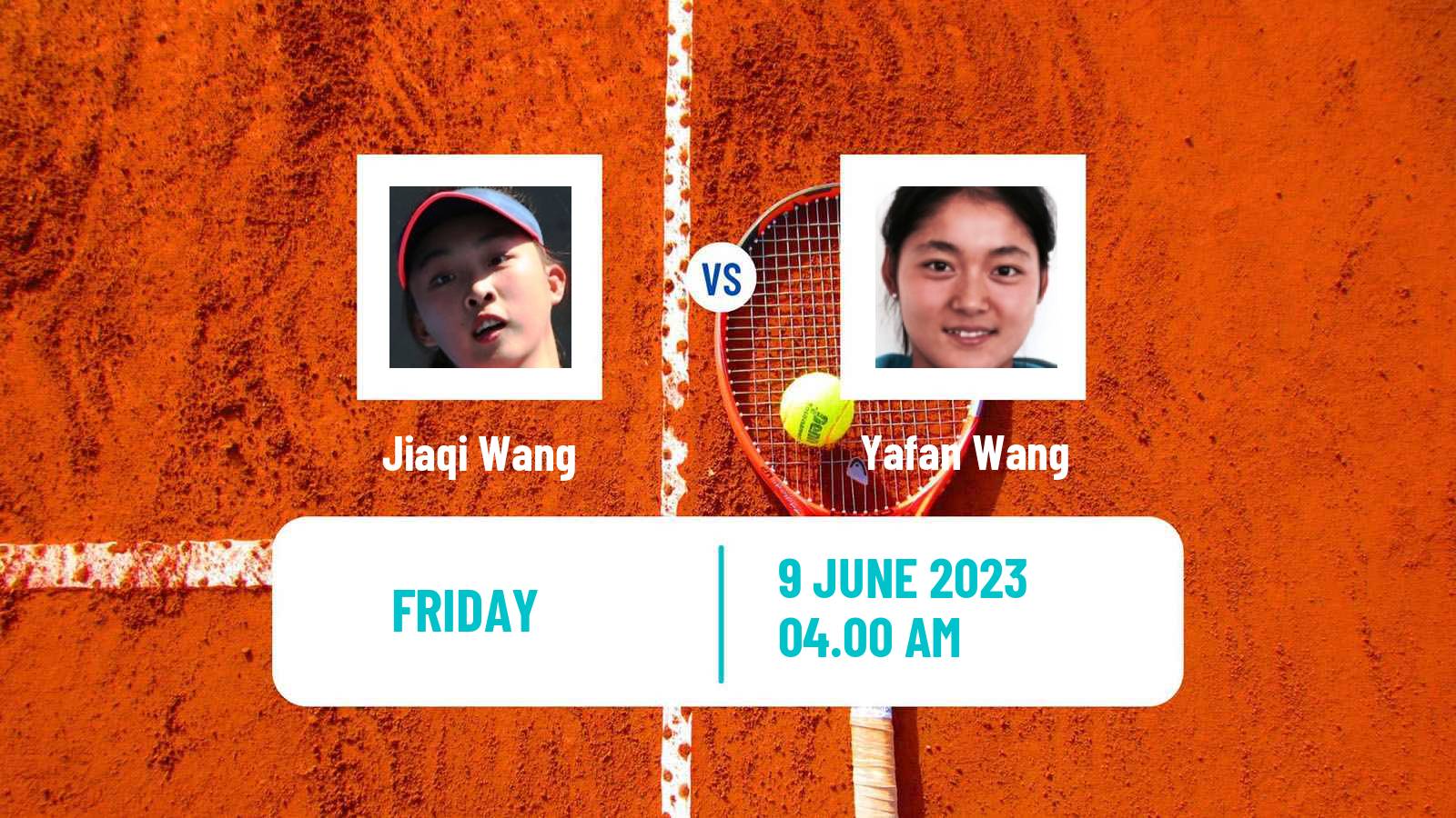 Tennis ITF W25 Luzhou Women Jiaqi Wang - Yafan Wang