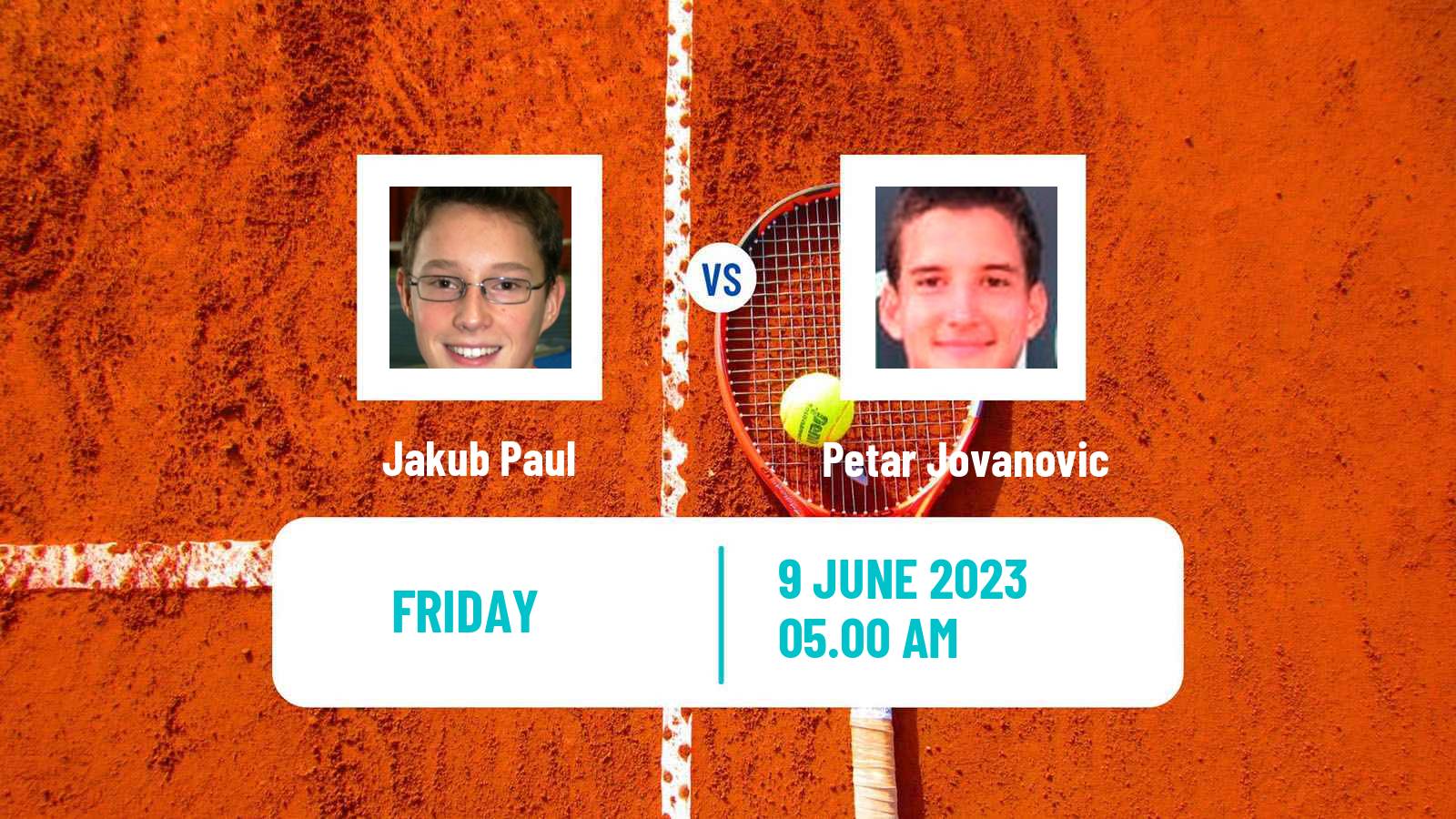 Tennis ITF M15 Sarajevo Men Jakub Paul - Petar Jovanovic