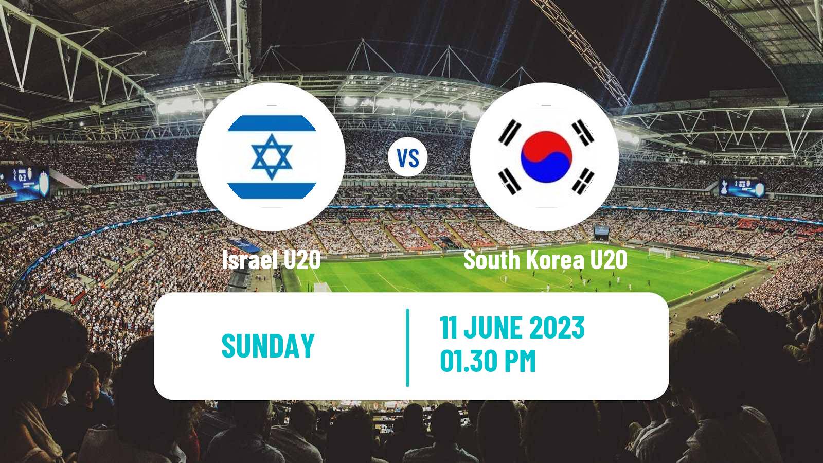 Soccer FIFA World Cup U20 Israel U20 - South Korea U20