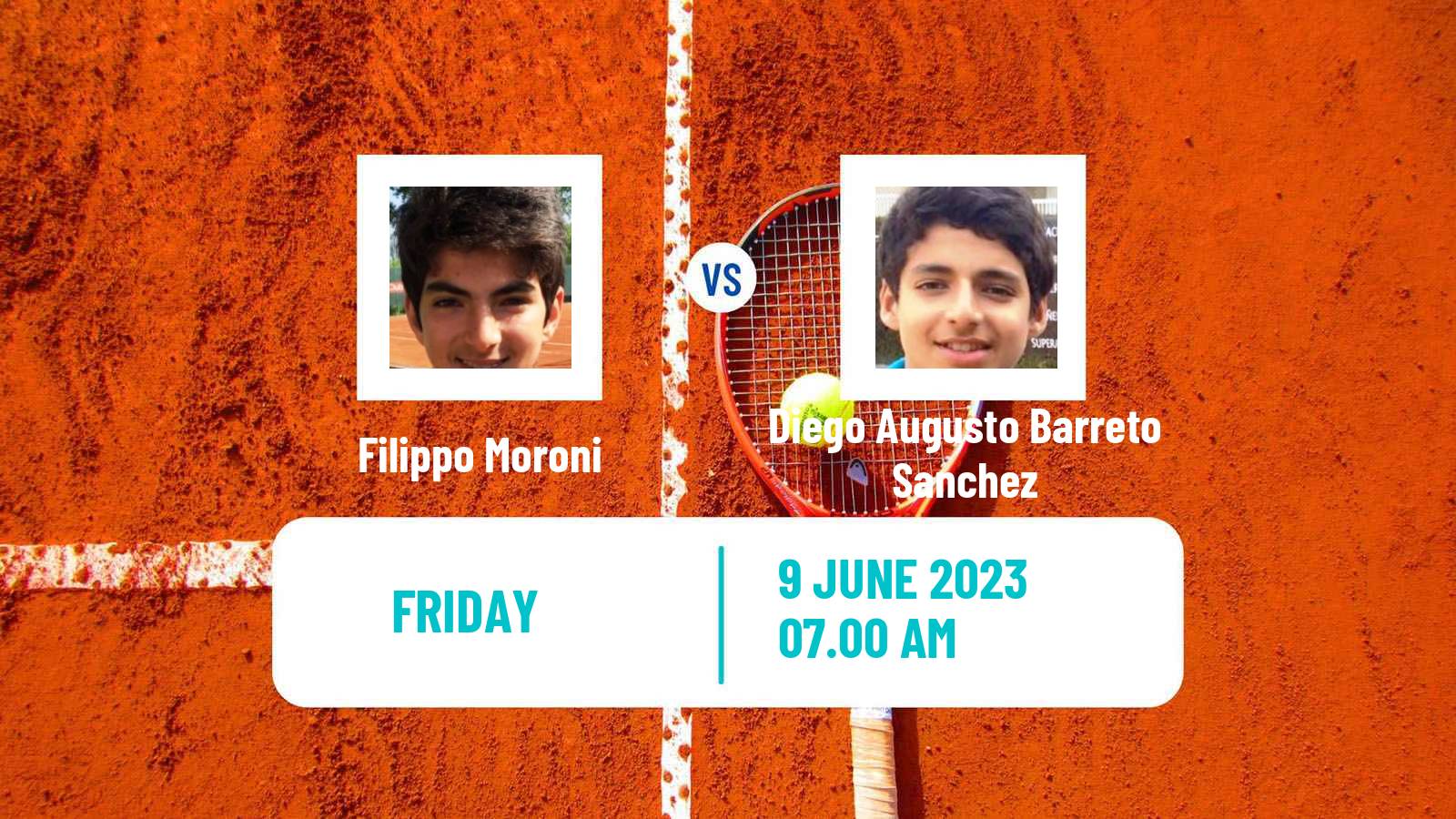 Tennis ITF M15 Tanger Men Filippo Moroni - Diego Augusto Barreto Sanchez