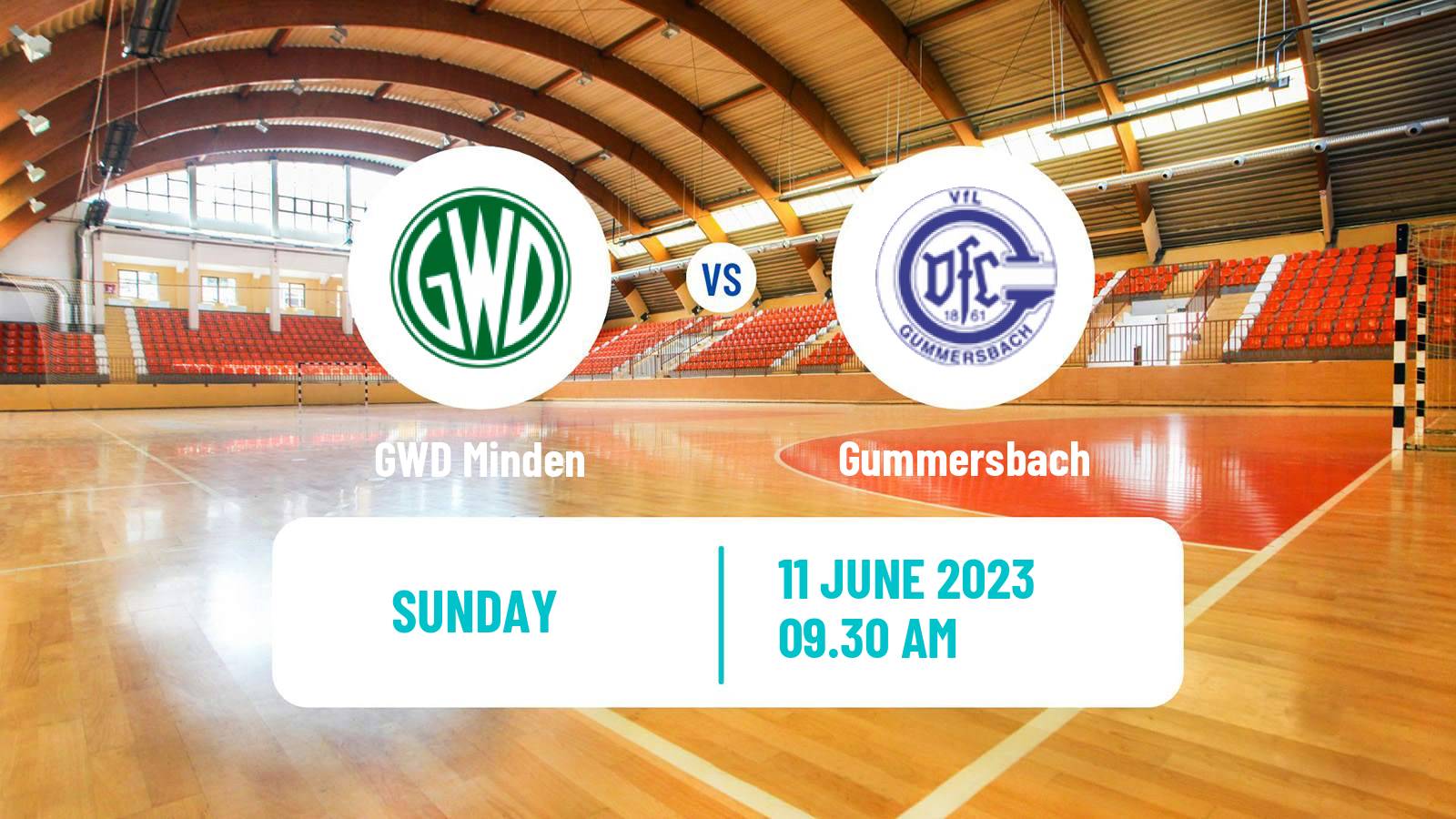 Handball German Bundesliga Handball GWD Minden - Gummersbach
