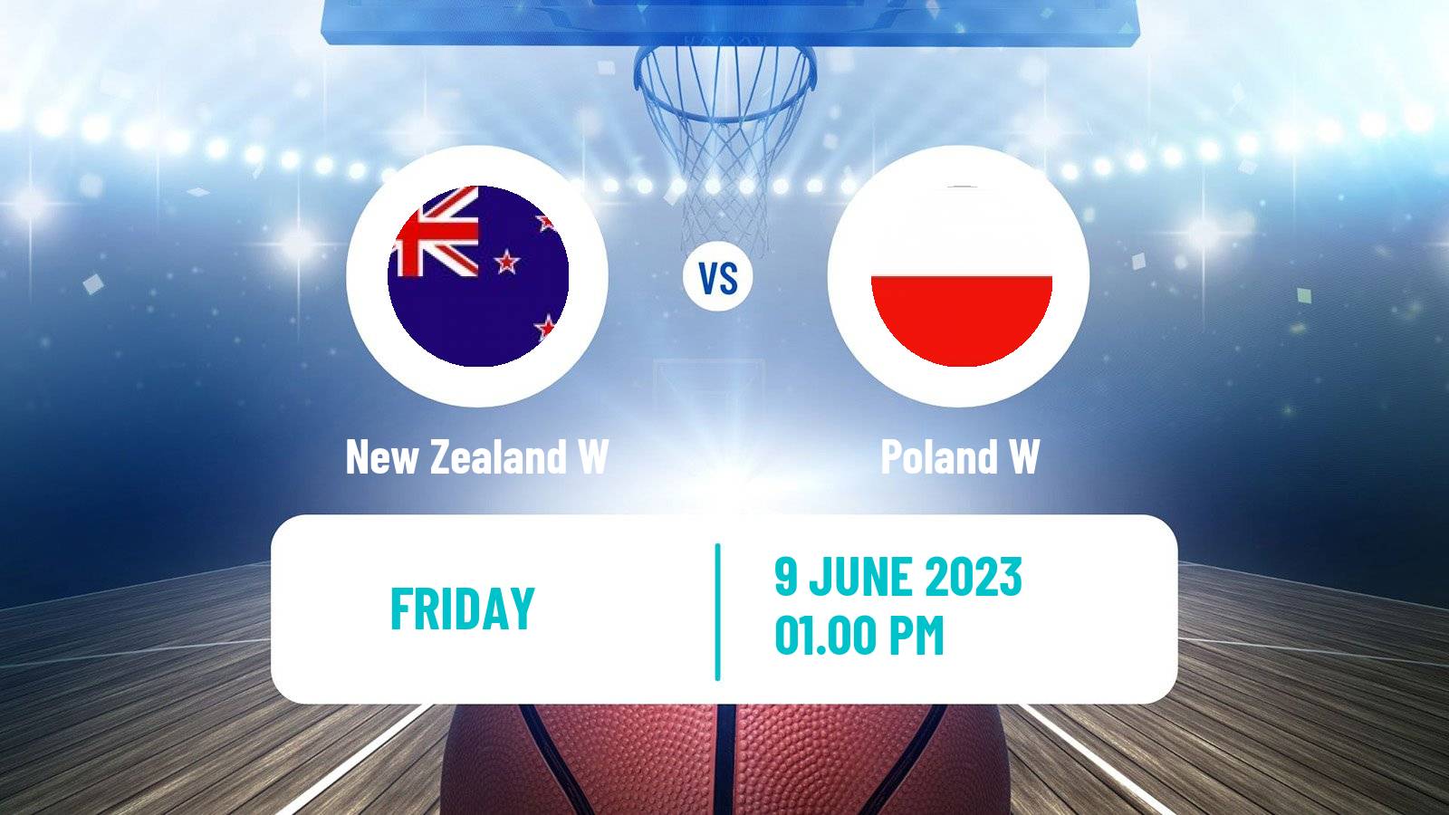 Basketball Friendly International Basketball Women New Zealand W - Poland W