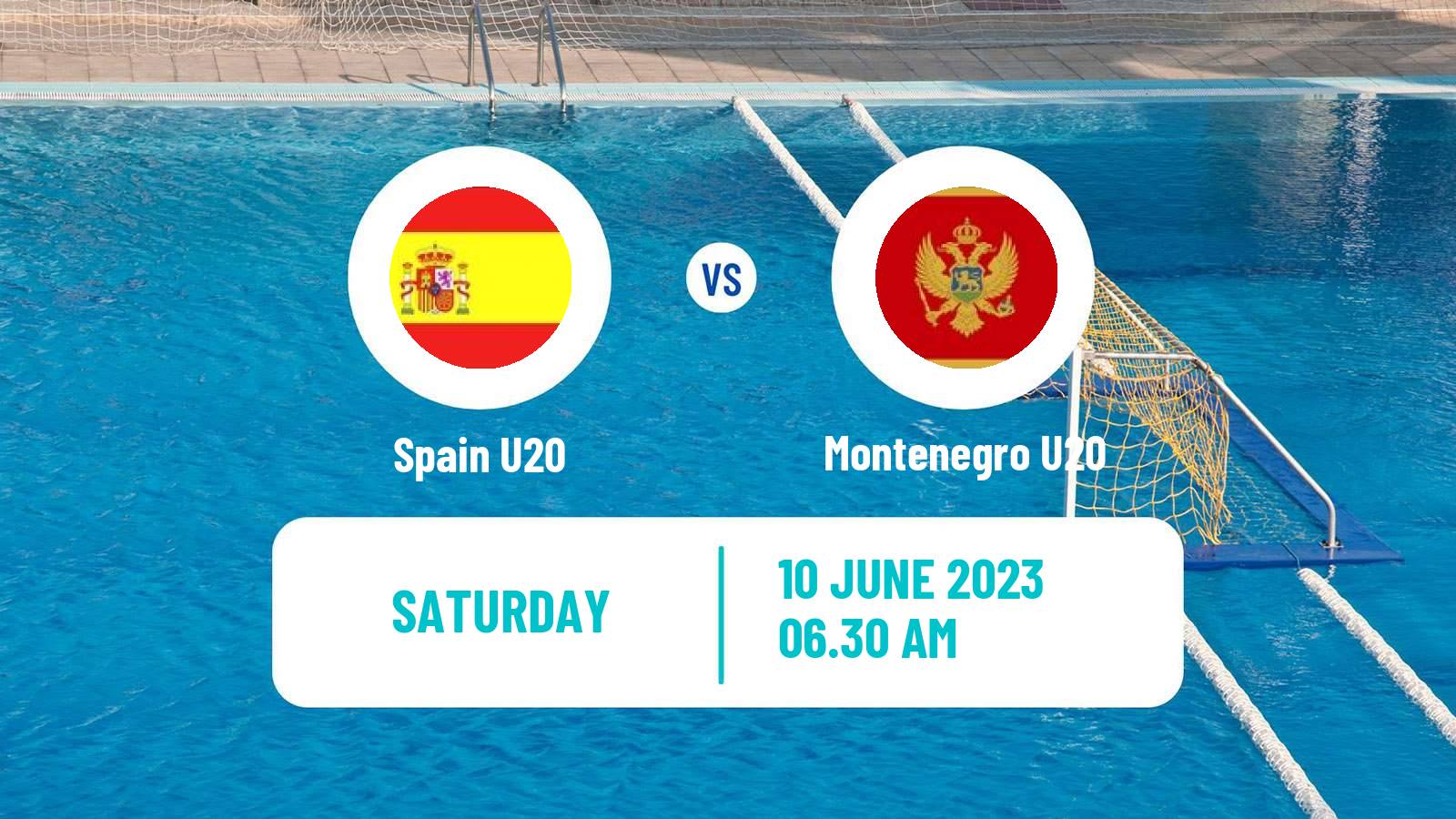 Water polo World Championship Water Polo U20 Spain U20 - Montenegro U20