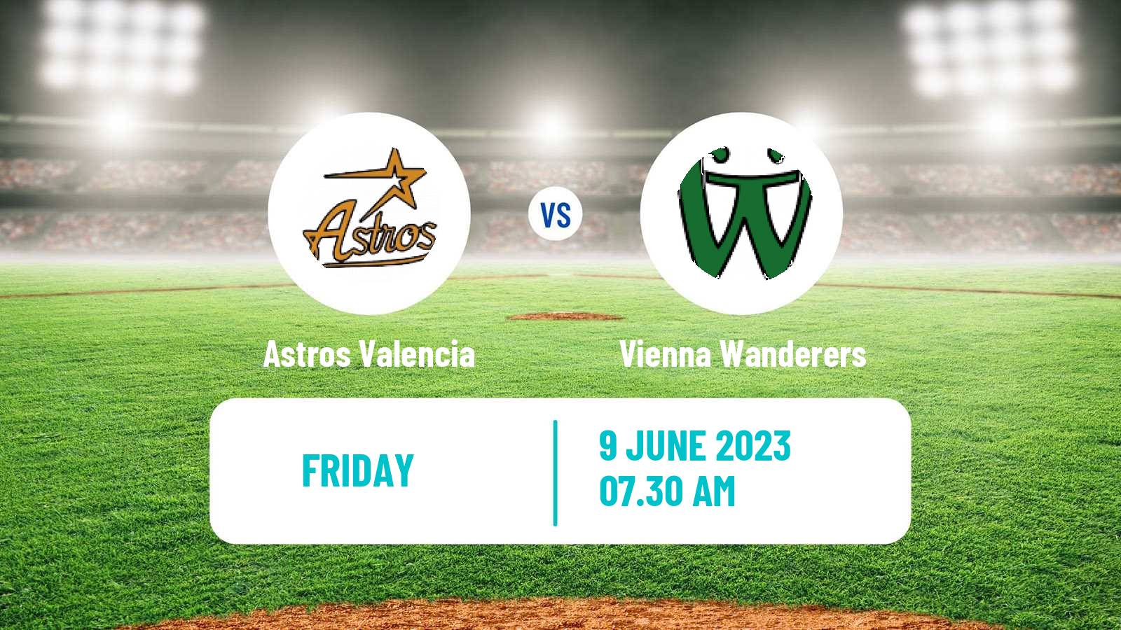 Baseball Confederation Cup Baseball Astros Valencia - Vienna Wanderers