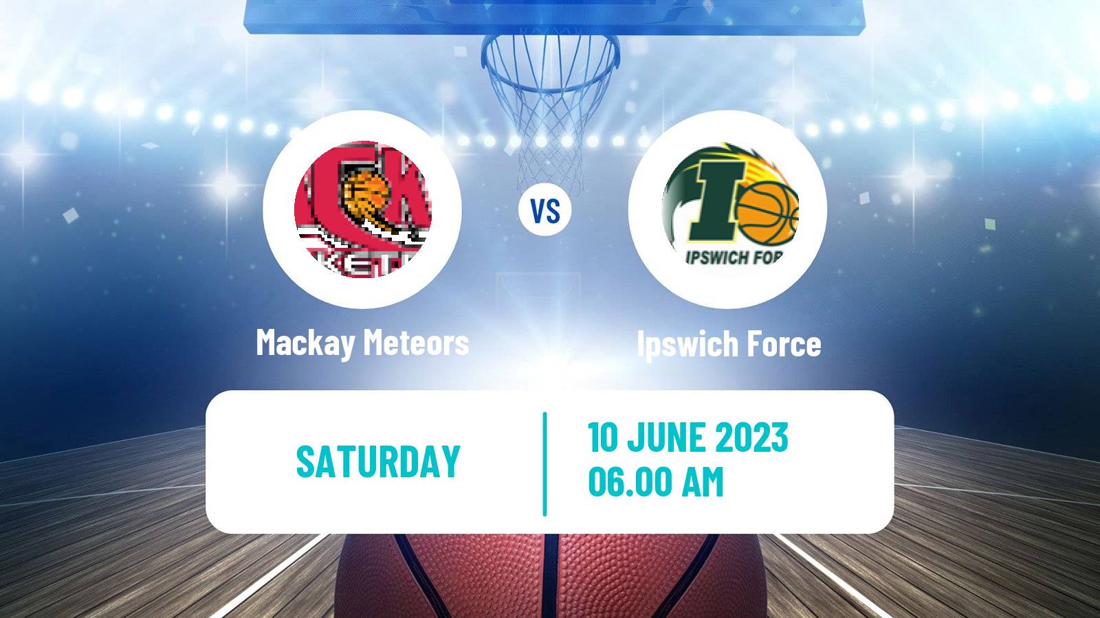 Basketball Australian NBL1 North Mackay Meteors - Ipswich Force