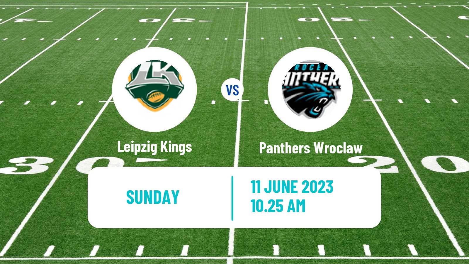 American football European League of American Football Leipzig Kings - Panthers Wroclaw