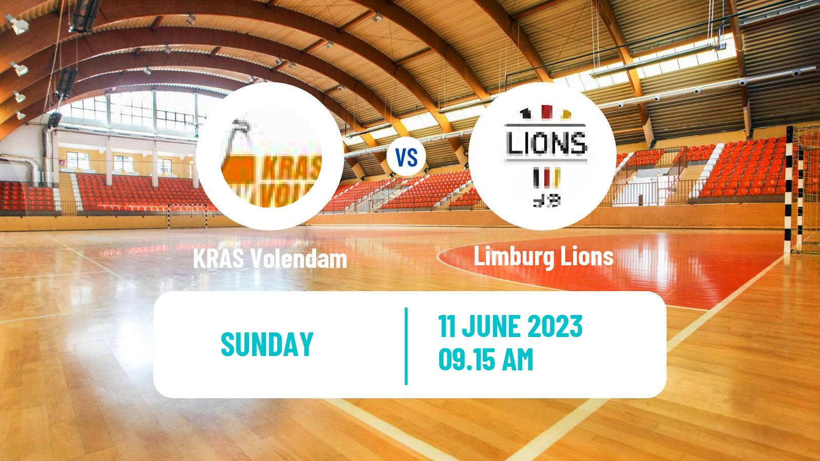 Handball Dutch Handbalnl League KRAS Volendam - Limburg Lions
