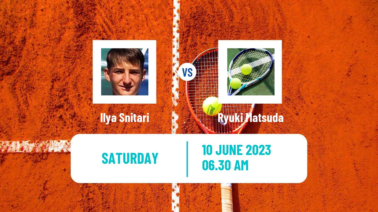 Tennis ITF M15 Monastir 23 Men Ilya Snitari - Ryuki Matsuda