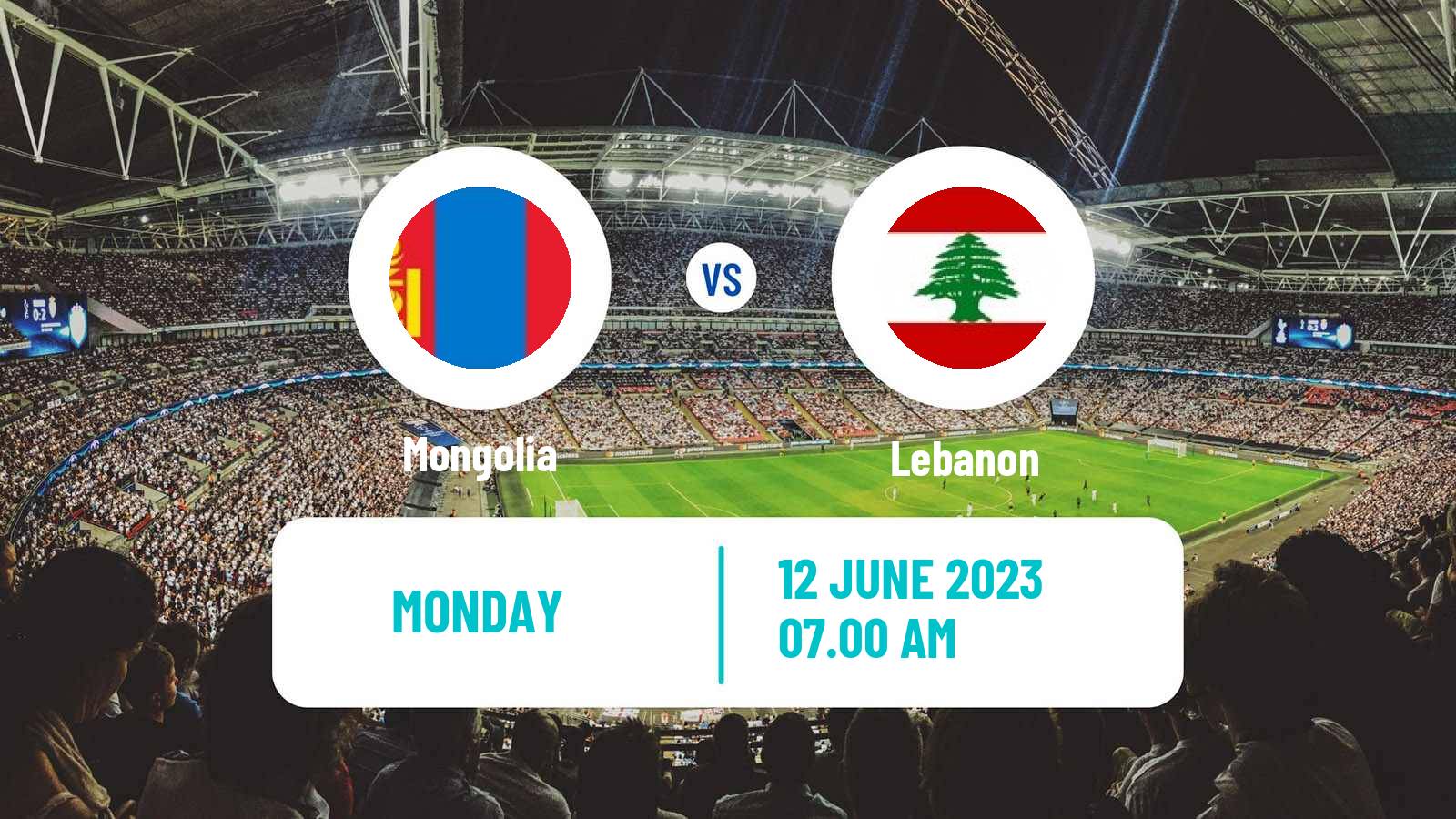 Soccer Friendly Mongolia - Lebanon