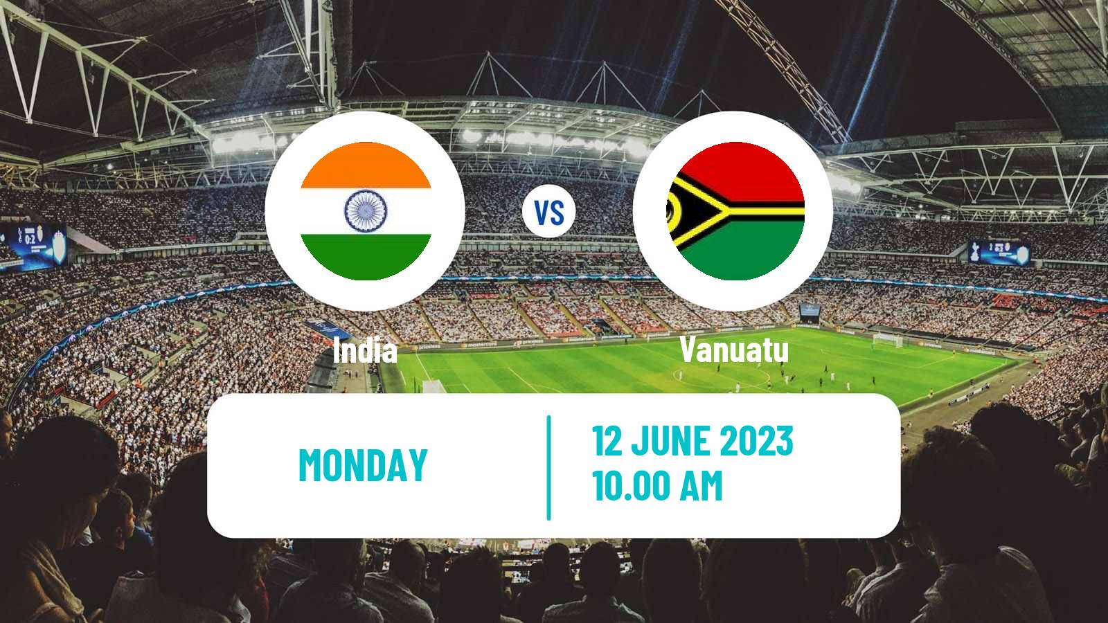 Soccer Friendly India - Vanuatu