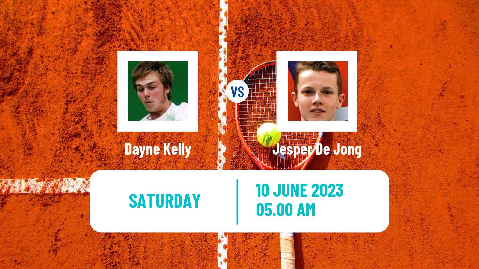 Tennis ATP Hertogenbosch Dayne Kelly - Jesper De Jong