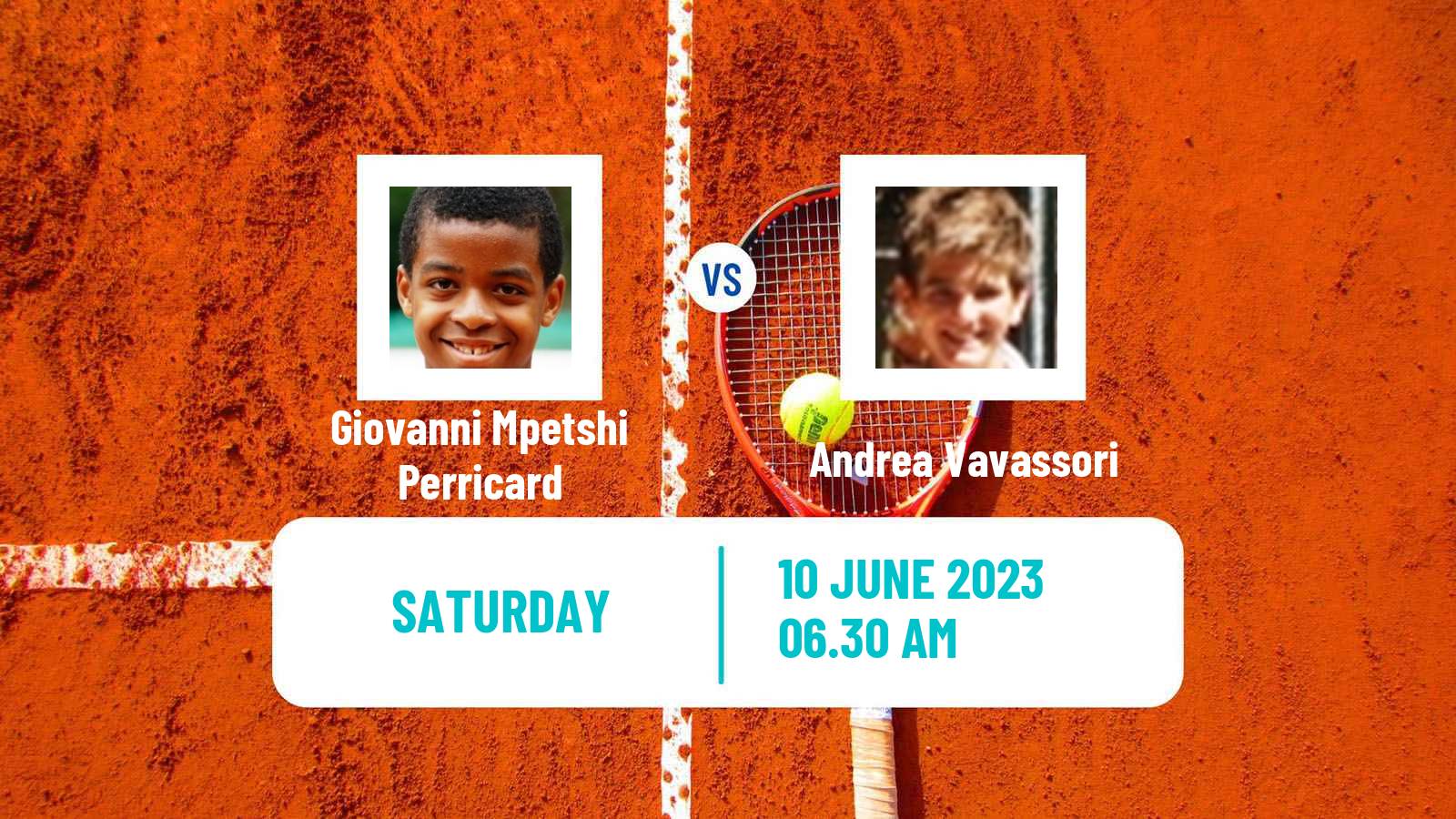 Tennis ATP Hertogenbosch Giovanni Mpetshi Perricard - Andrea Vavassori