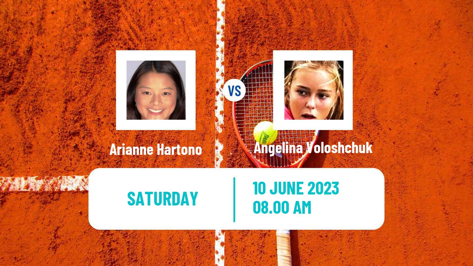 Tennis ITF W25 Setubal Women Arianne Hartono - Angelina Voloshchuk