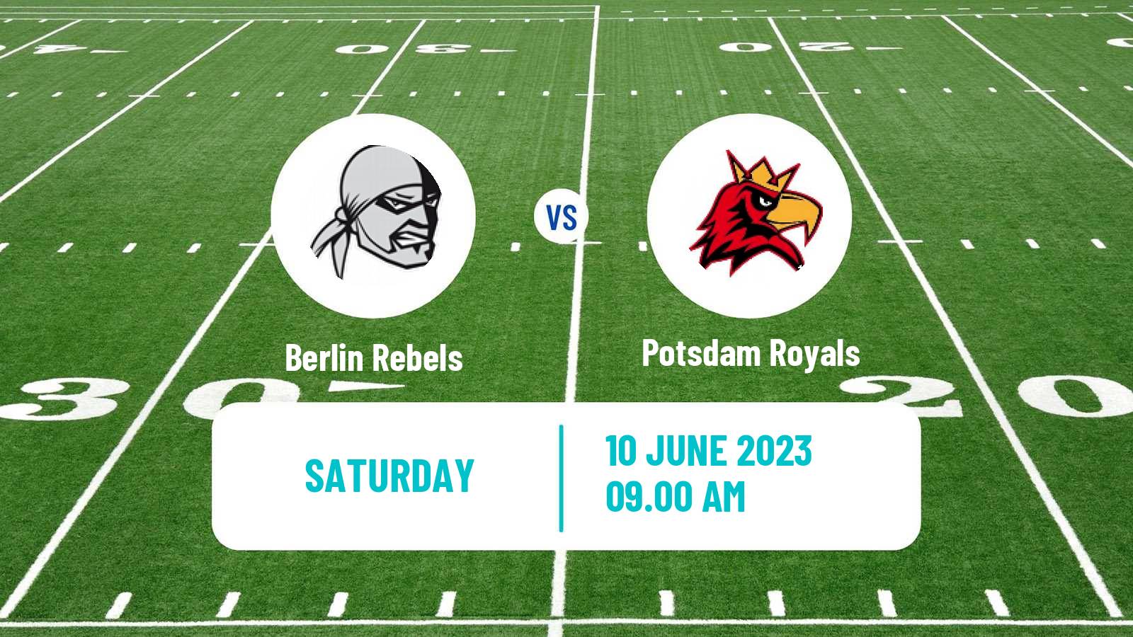 American football German GFL Berlin Rebels - Potsdam Royals