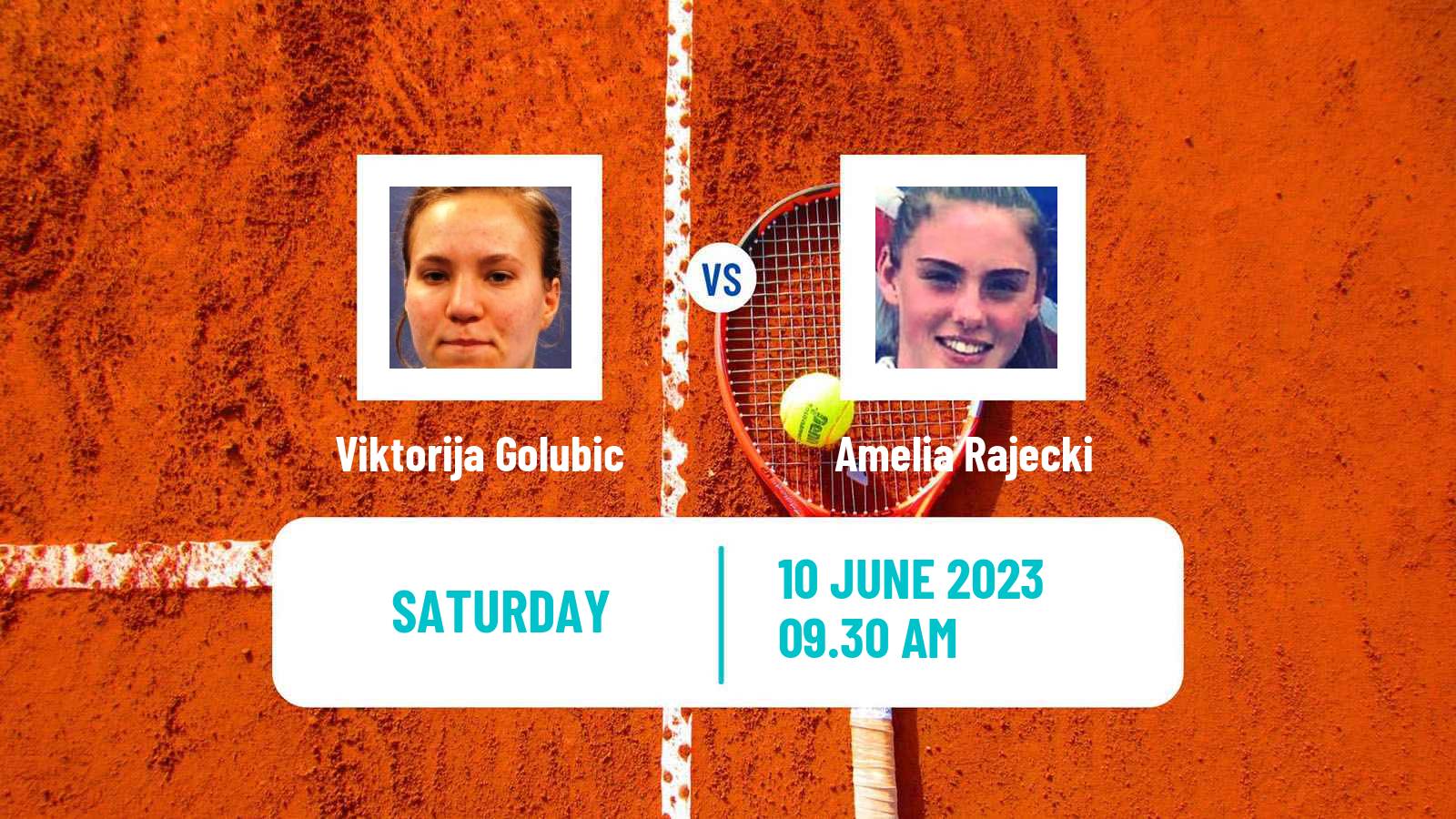 Tennis WTA Nottingham Viktorija Golubic - Amelia Rajecki