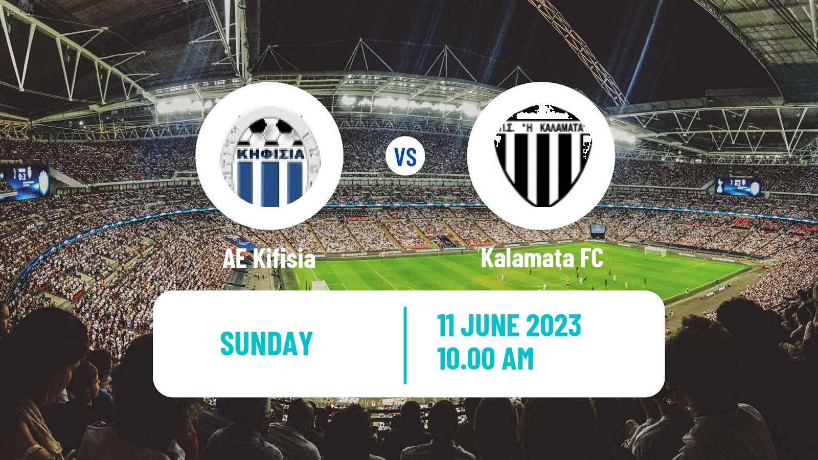 Soccer Greek Super League 2 AE Kifisia - Kalamata