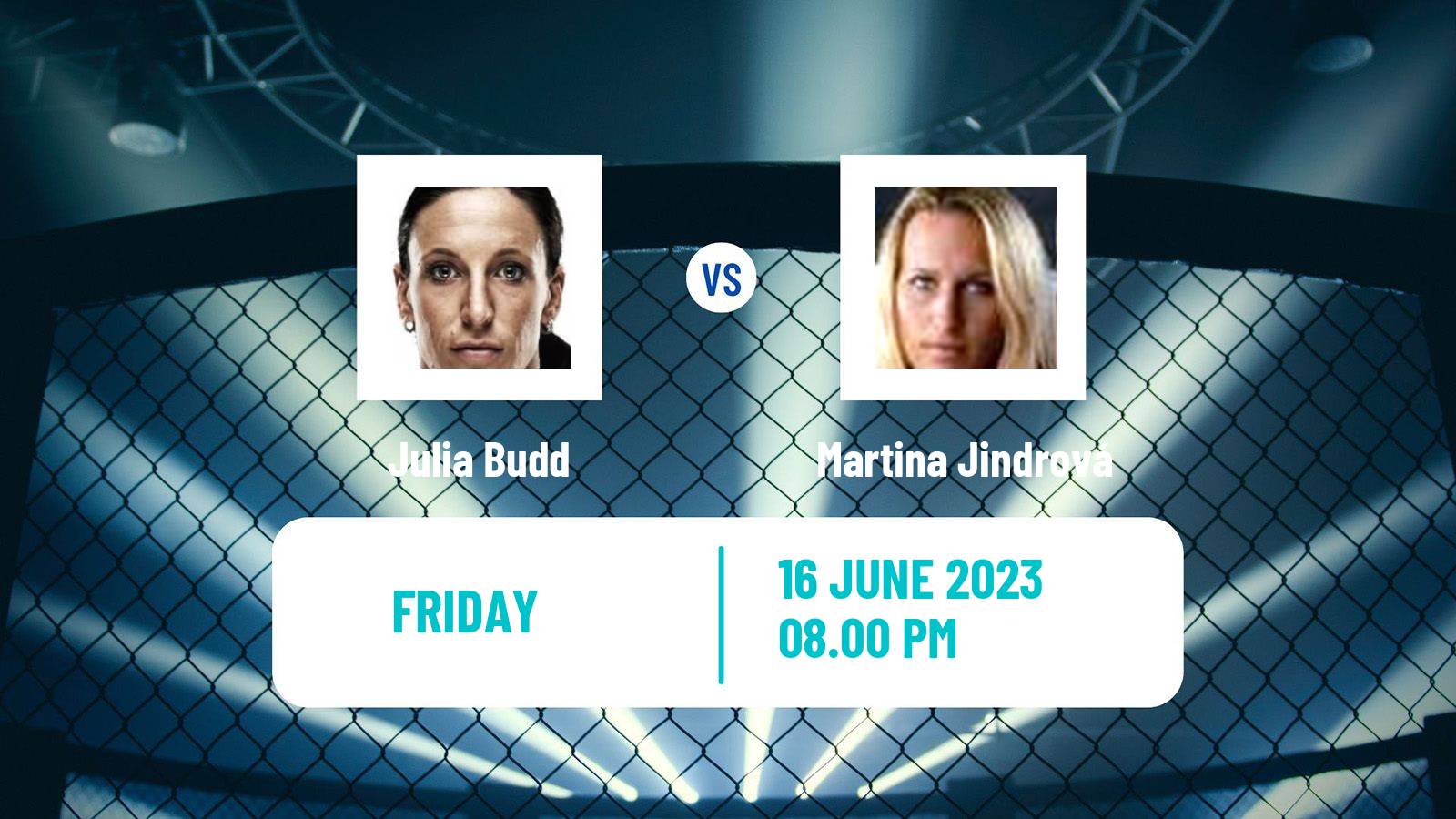 MMA Featherweight Women Pfl Julia Budd - Martina Jindrová