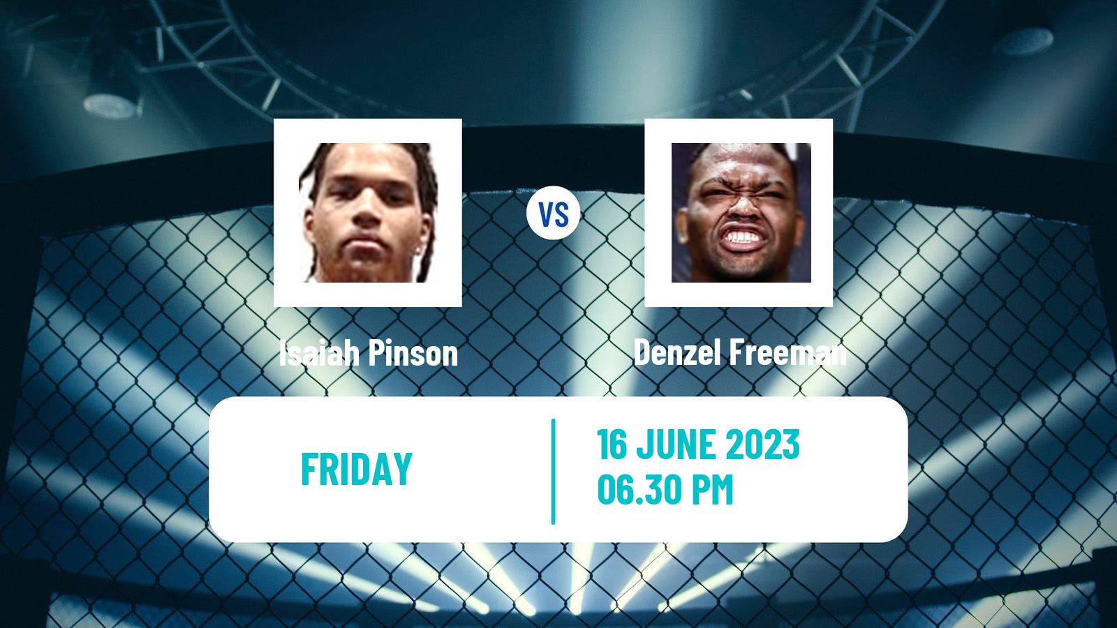 MMA Heavyweight Pfl Men Isaiah Pinson - Denzel Freeman