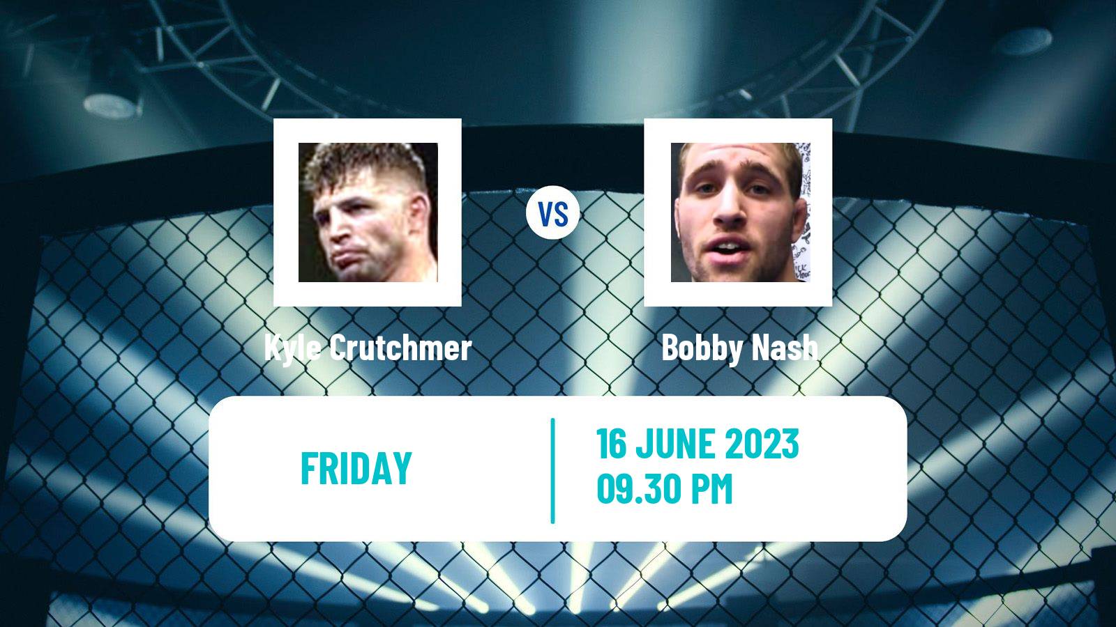 MMA Welterweight Bellator Men Kyle Crutchmer - Bobby Nash
