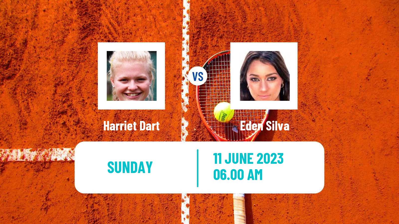 Tennis WTA Nottingham Harriet Dart - Eden Silva