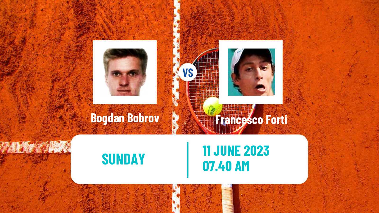 Tennis Perugia Challenger Men Bogdan Bobrov - Francesco Forti