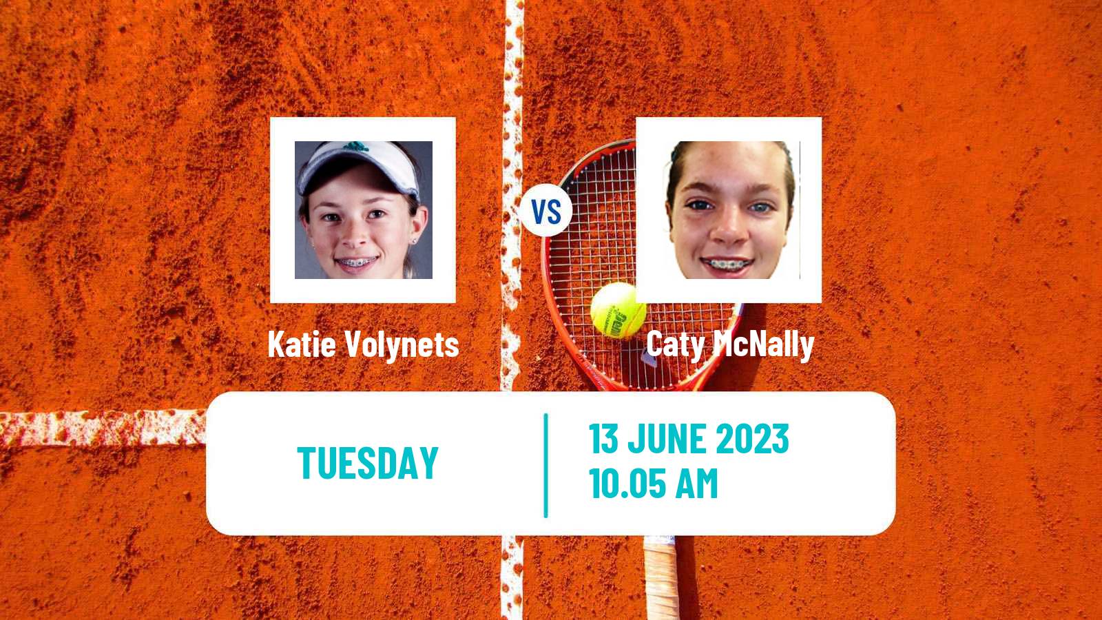Tennis WTA Hertogenbosch Katie Volynets - Caty McNally