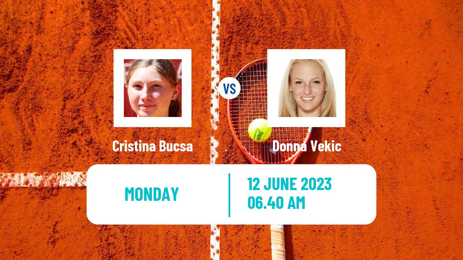 Tennis WTA Nottingham Cristina Bucsa - Donna Vekic