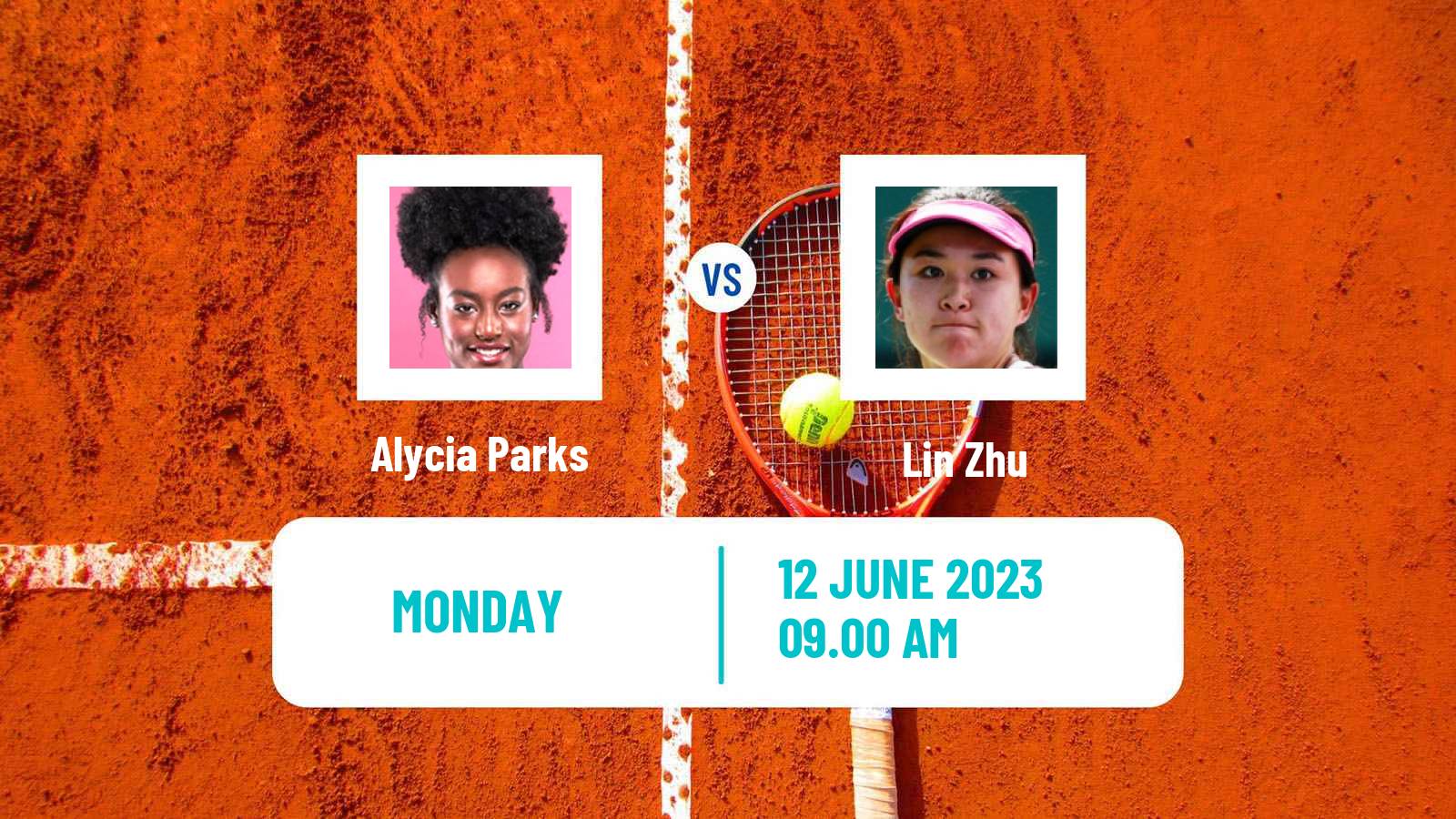Tennis WTA Nottingham Alycia Parks - Lin Zhu