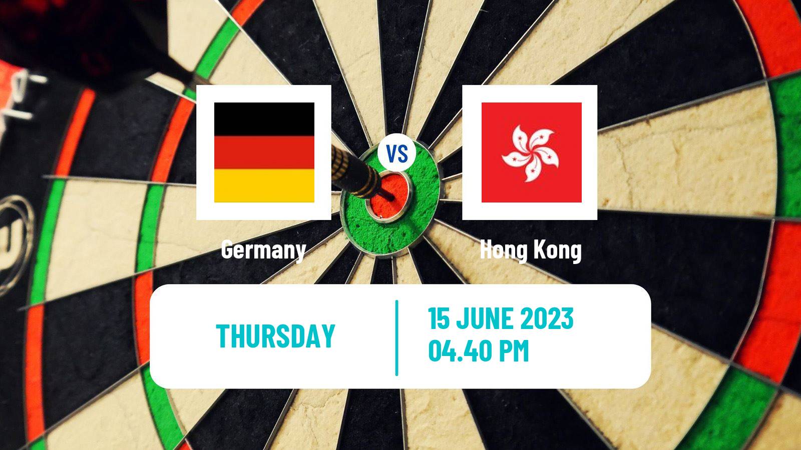 Darts World Cup Teams Germany - Hong Kong