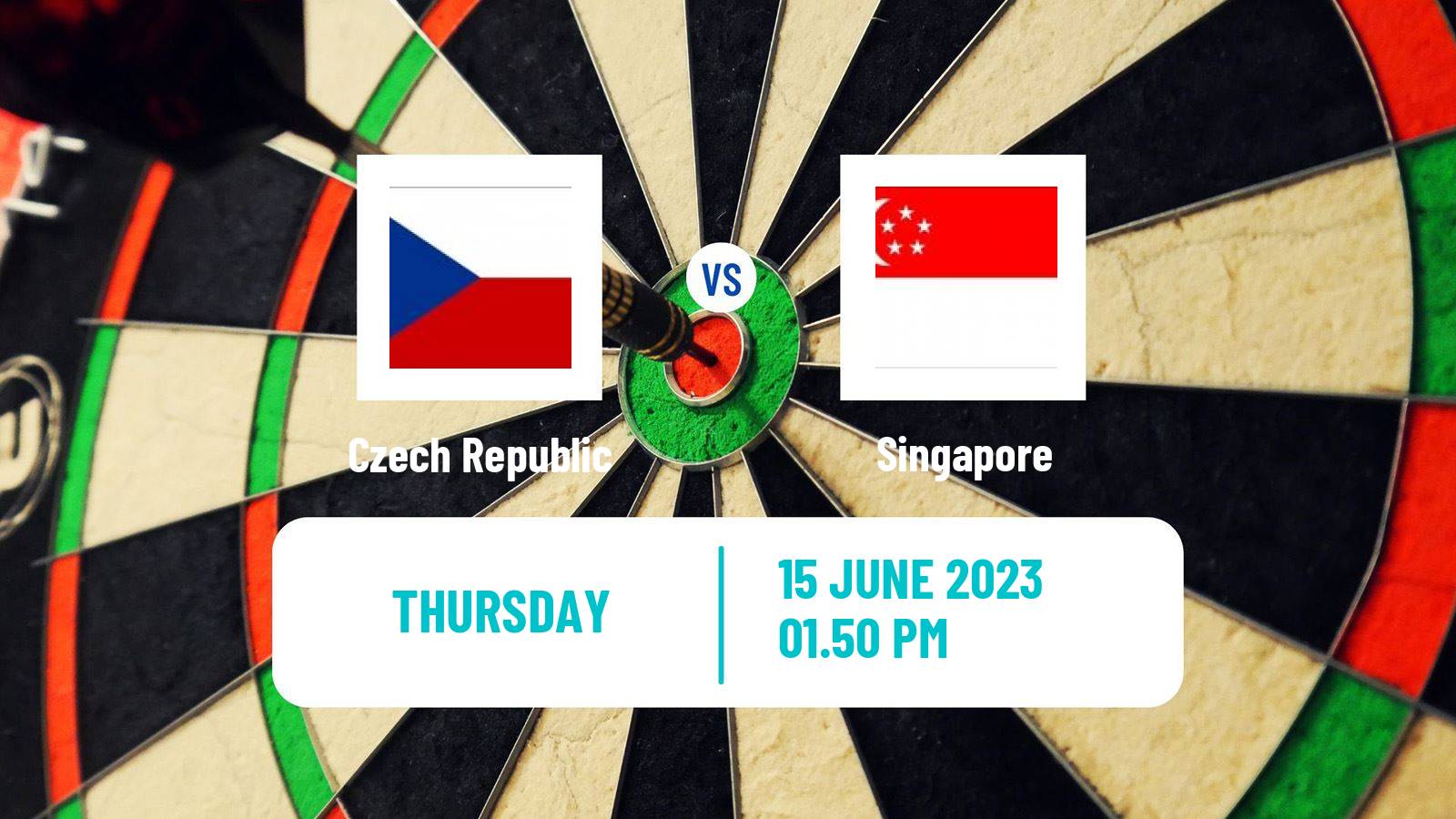 Darts World Cup Teams Czech Republic - Singapore