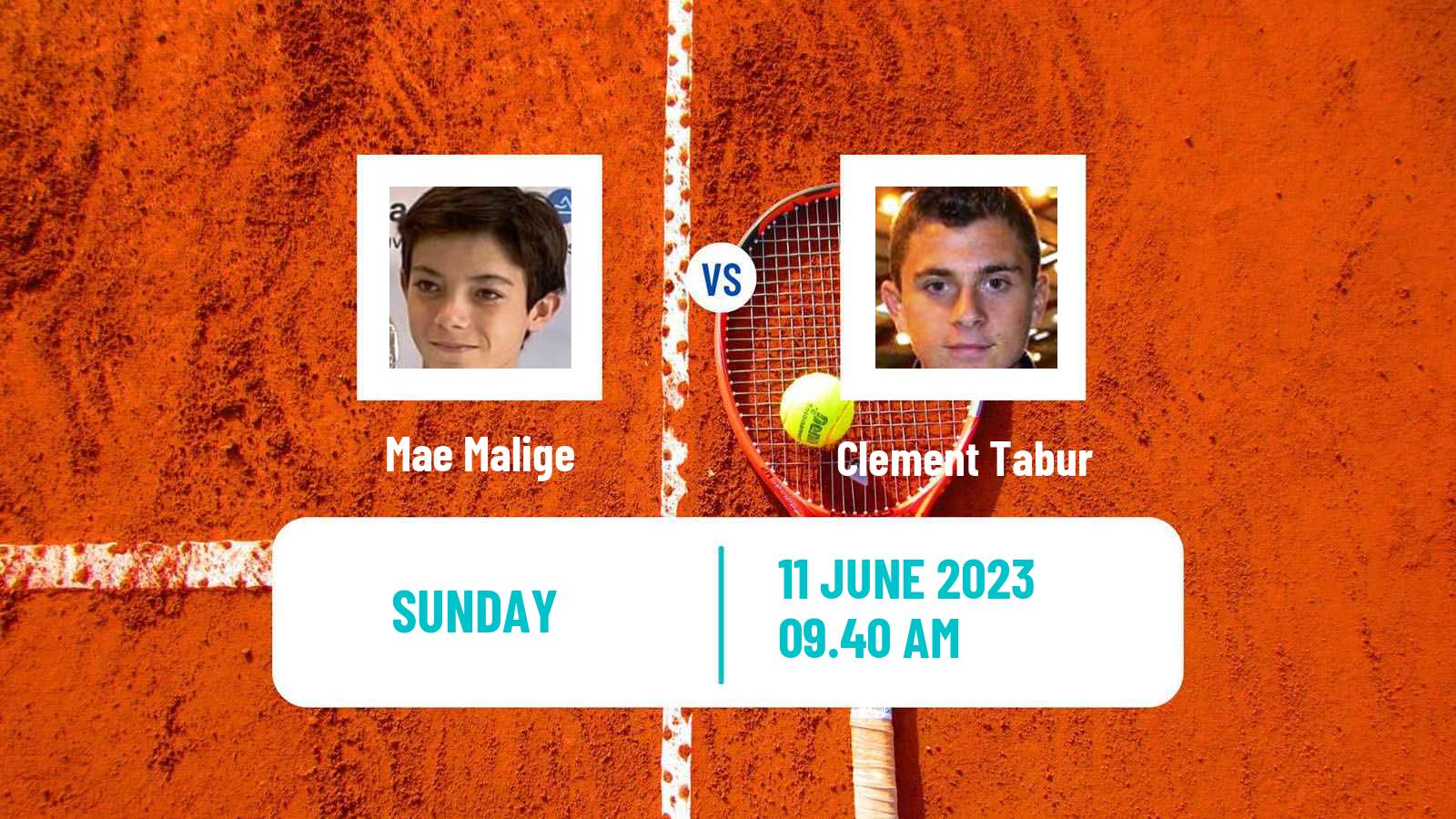 Tennis Lyon Challenger Men Mae Malige - Clement Tabur