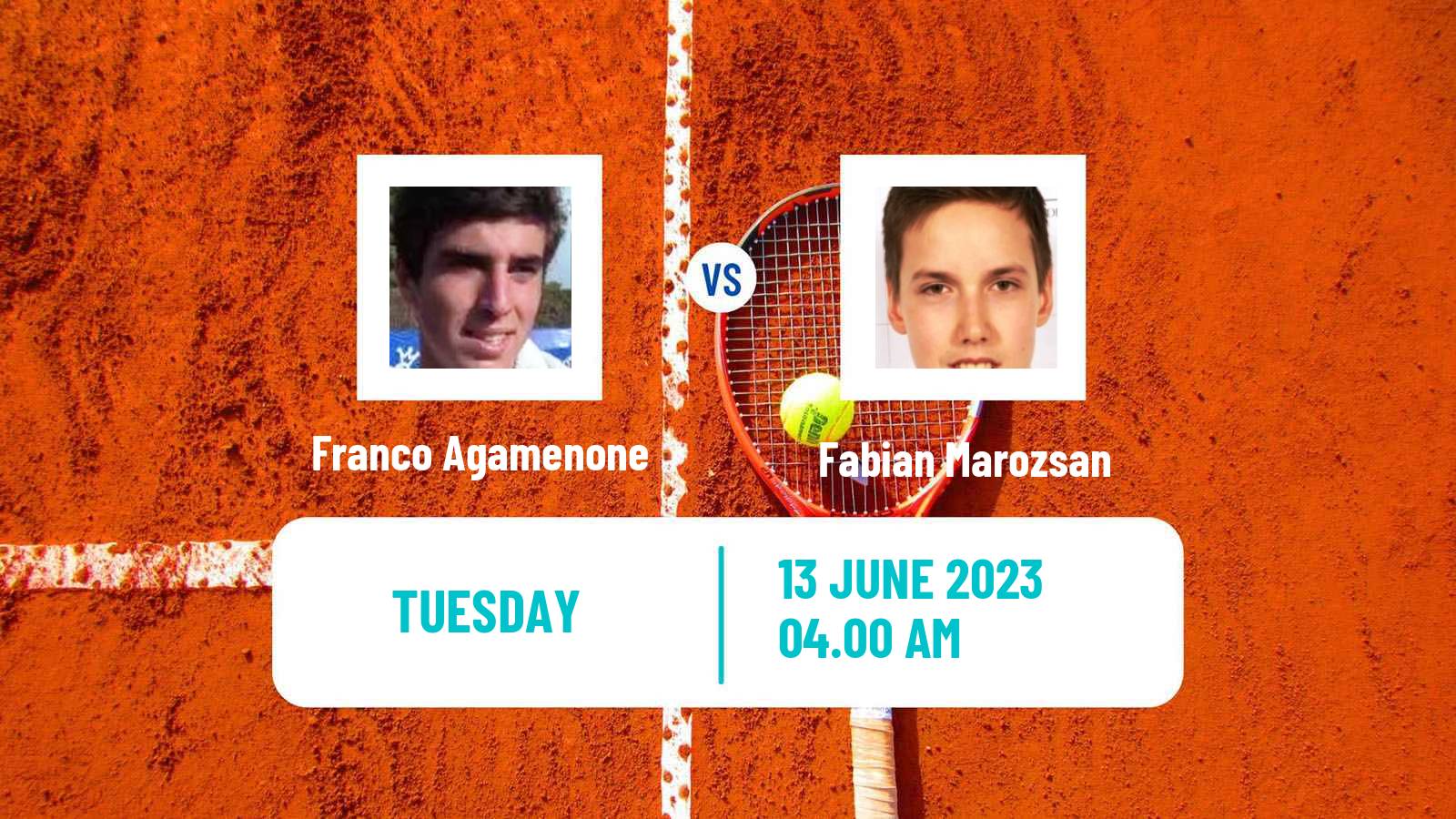 Tennis Perugia Challenger Men Franco Agamenone - Fabian Marozsan