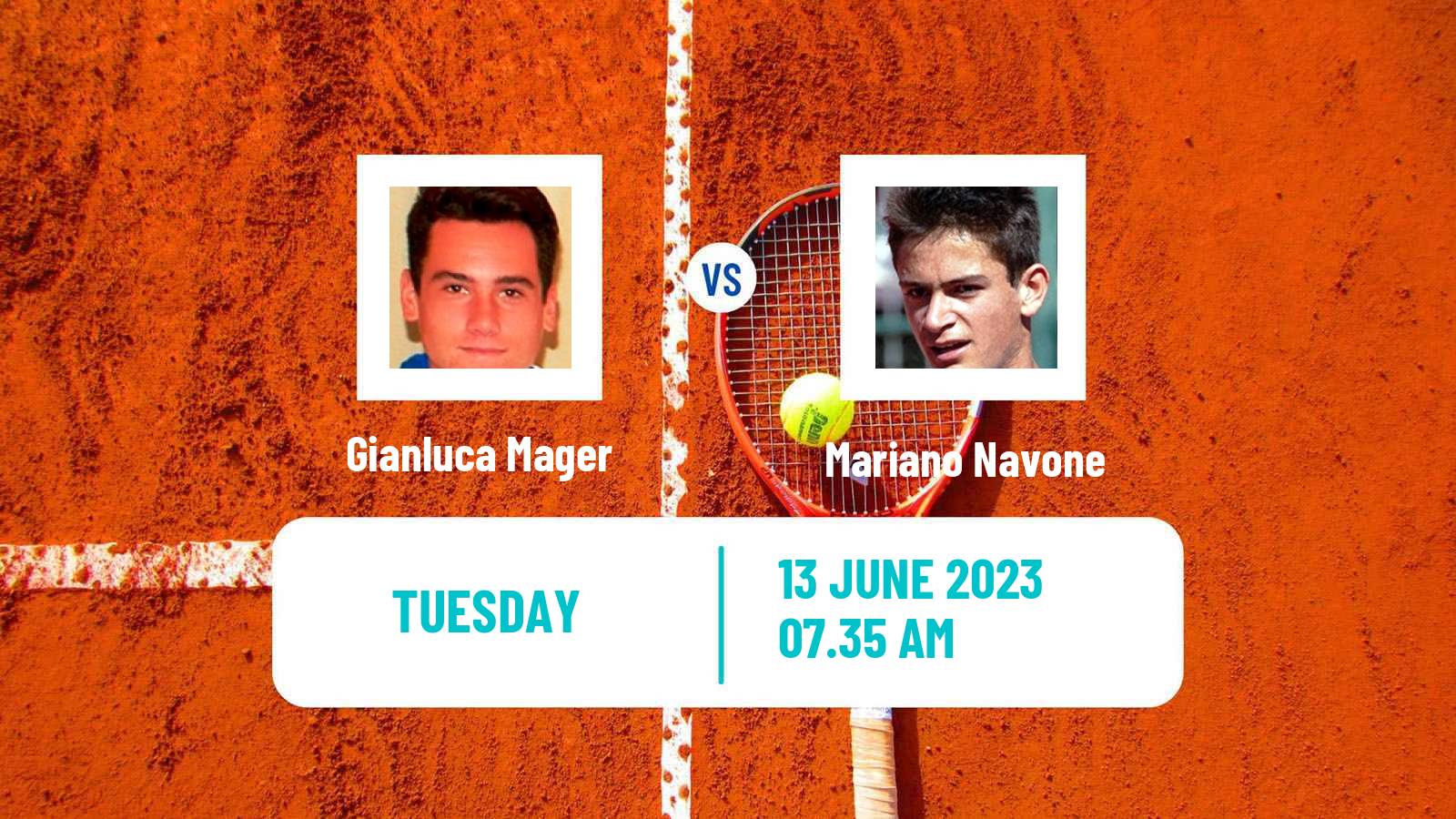 Tennis Lyon Challenger Men Gianluca Mager - Mariano Navone