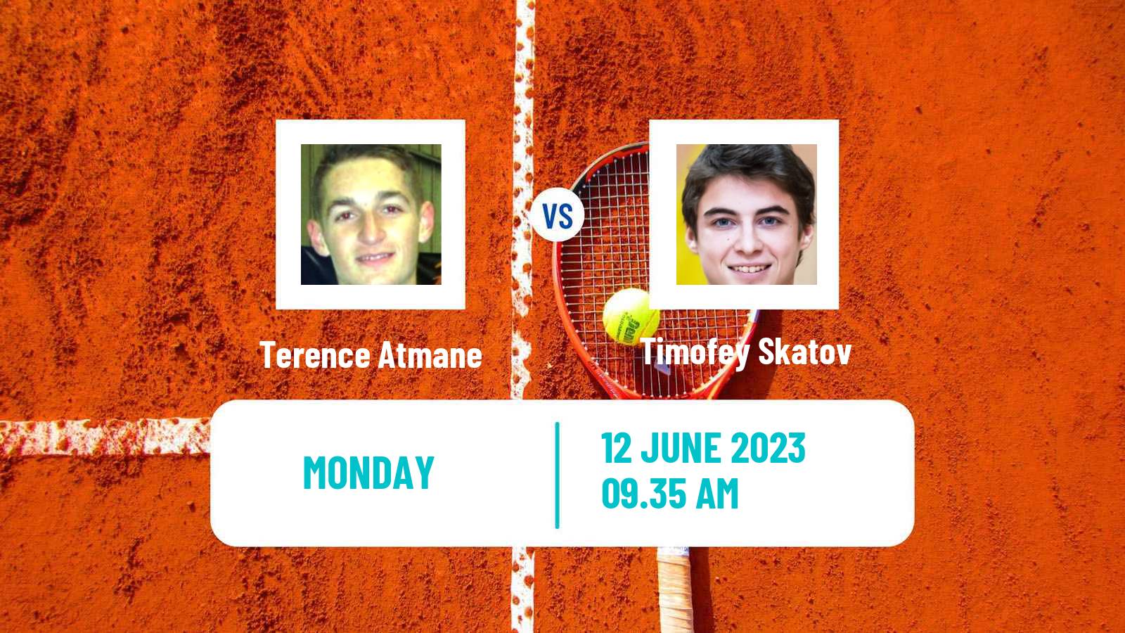 Tennis Lyon Challenger Men Terence Atmane - Timofey Skatov
