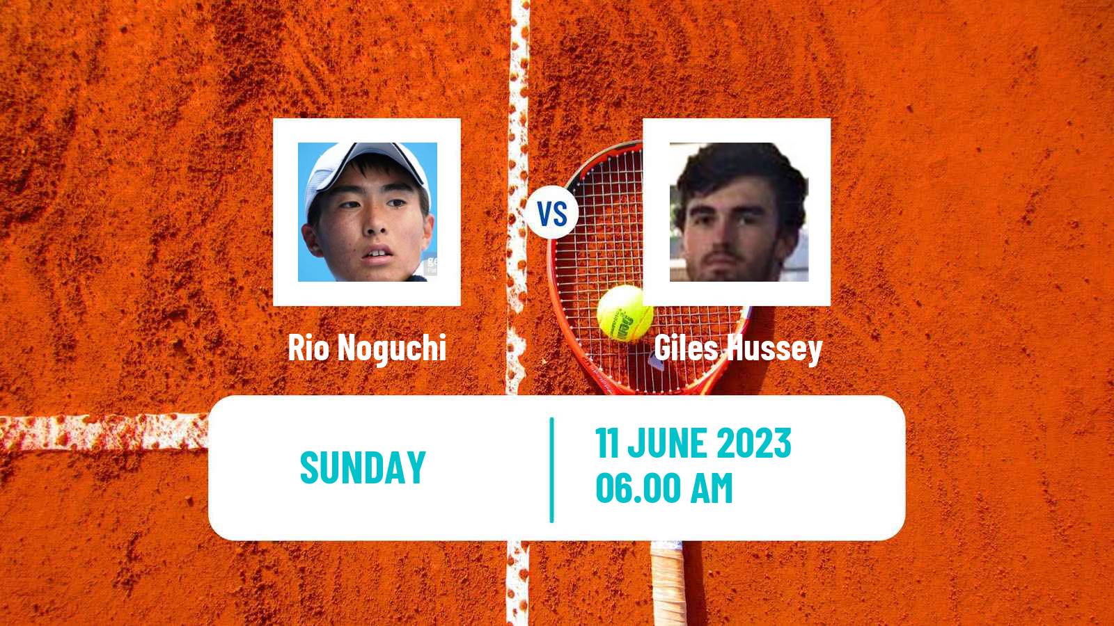 Tennis Nottingham Challenger Men Rio Noguchi - Giles Hussey