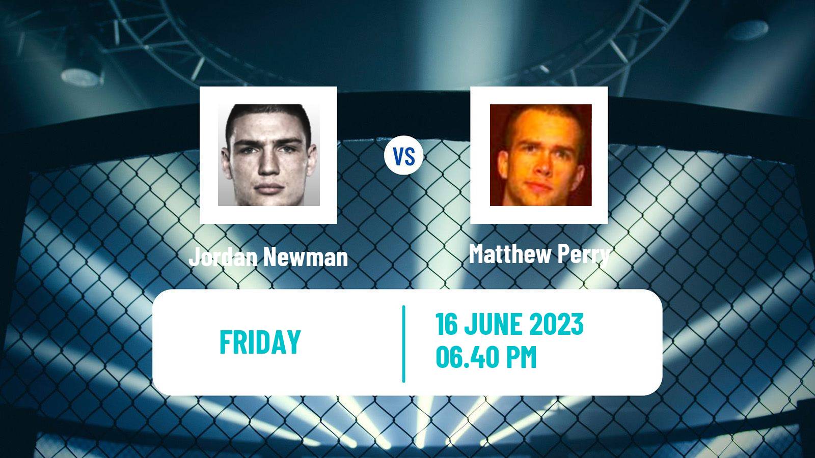 MMA Middleweight Bellator Men Jordan Newman - Matthew Perry
