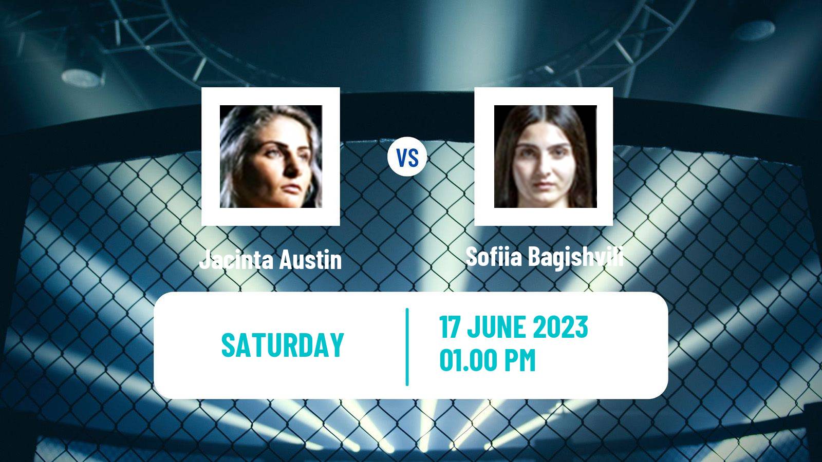 MMA Strawweight Oktagon Women Jacinta Austin - Sofiia Bagishvili