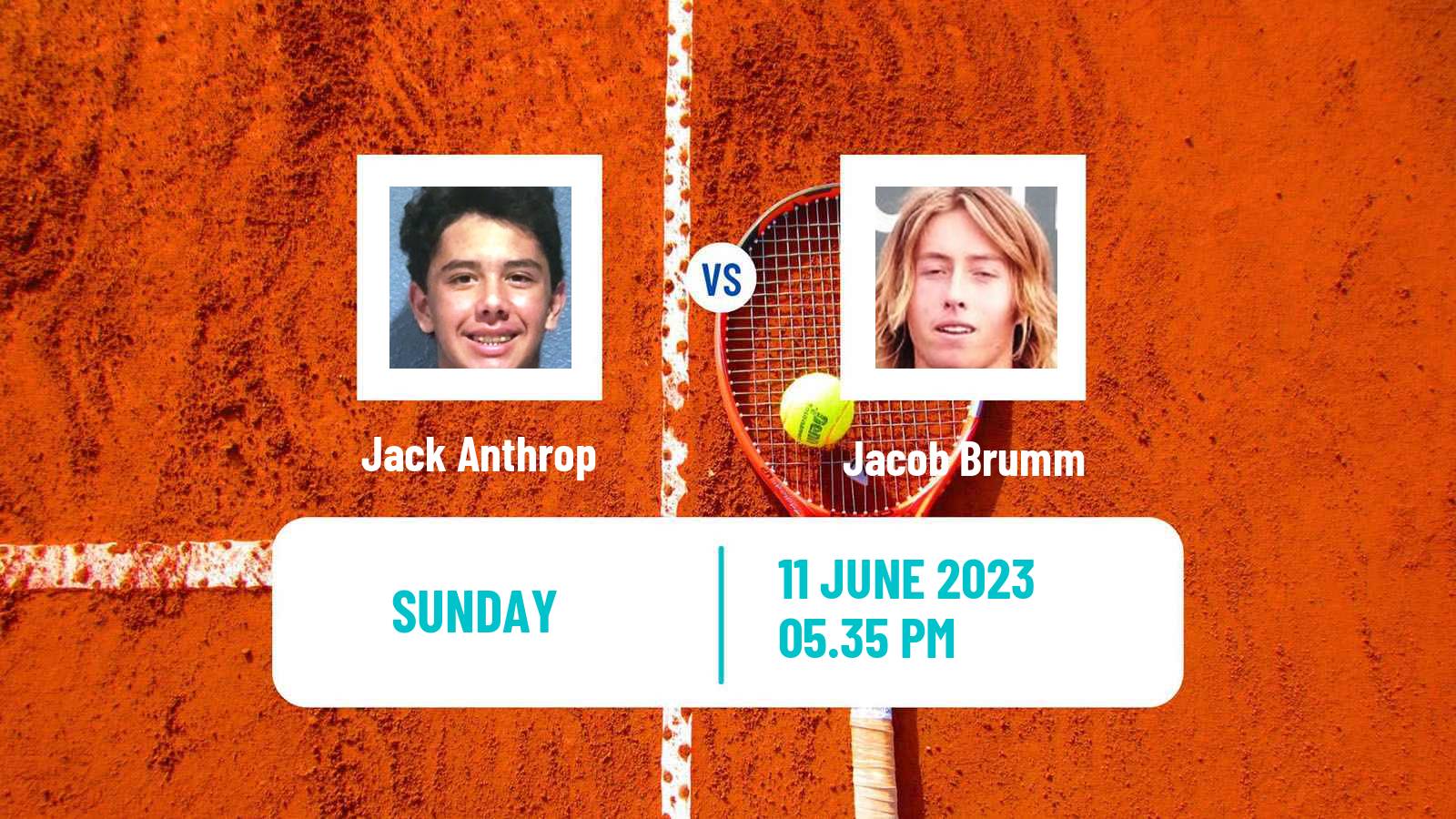 Tennis ITF M15 San Diego Men Jack Anthrop - Jacob Brumm