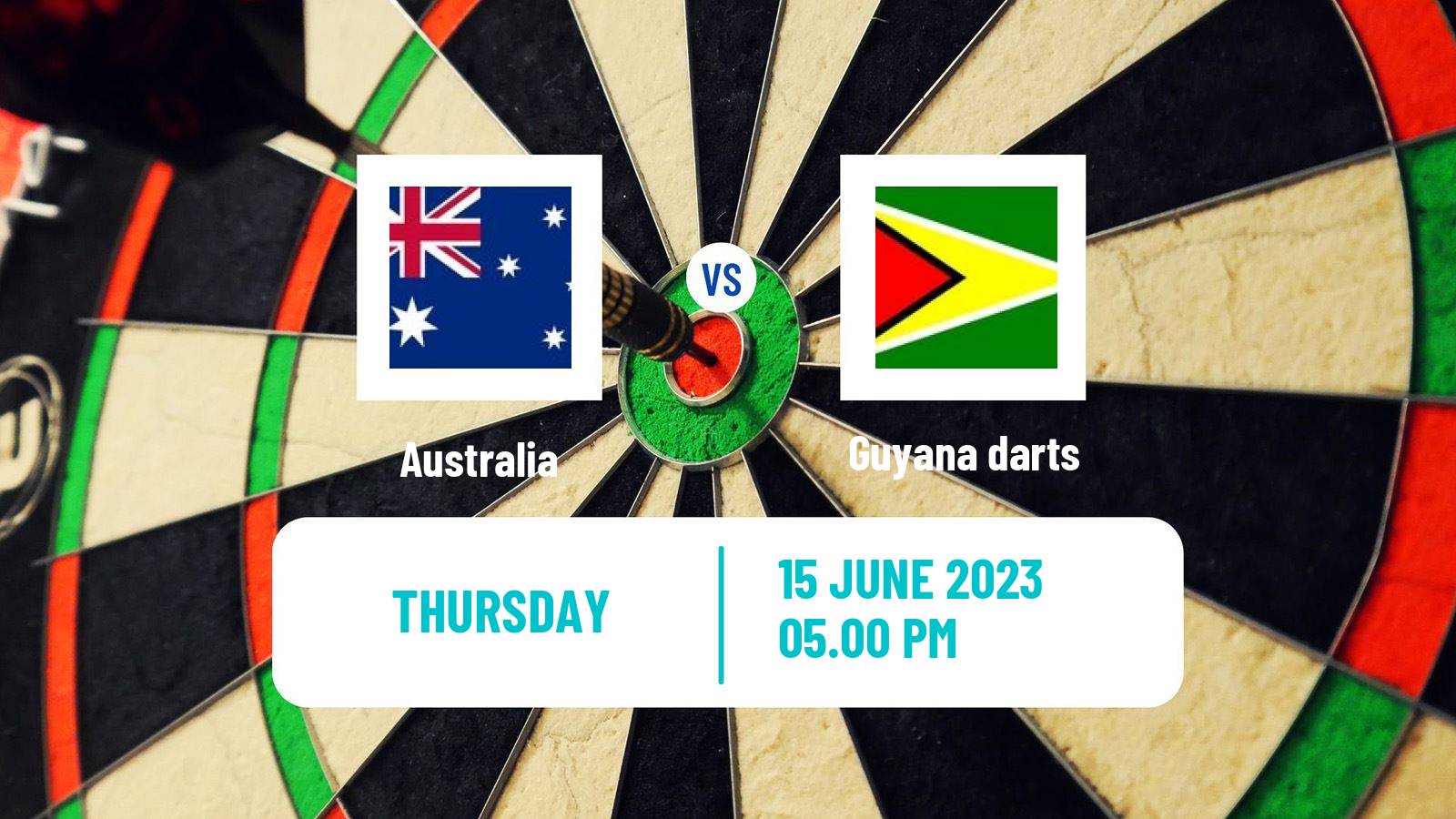 Darts World Cup Teams Australia - Guyana