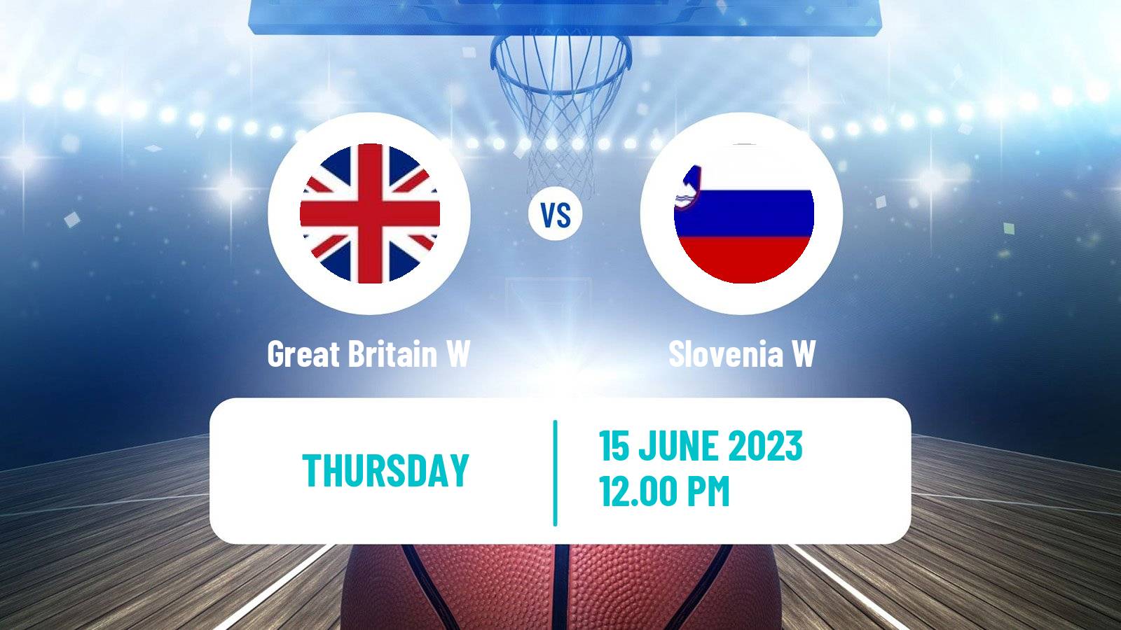 Basketball EuroBasket Women Great Britain W - Slovenia W