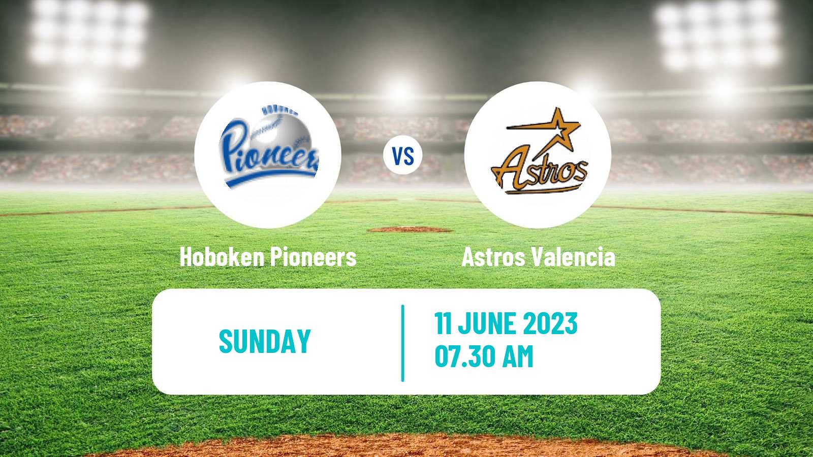 Baseball Confederation Cup Baseball Hoboken Pioneers - Astros Valencia