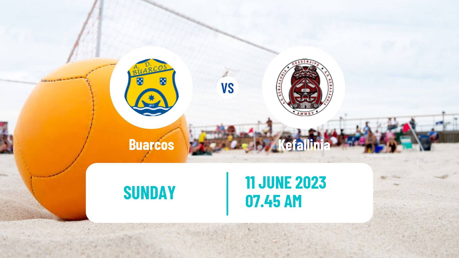 Beach soccer Euro Winners Challenge Buarcos - Kefallinia