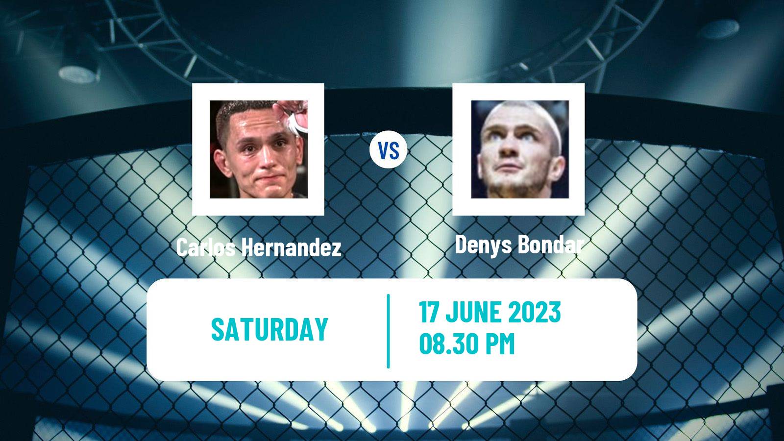 MMA Flyweight UFC Men Carlos Hernandez - Denys Bondar